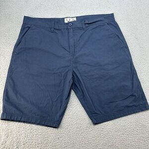 Luke & Dutch Shorts Mens 36 Blue Dark Wash Casual Gorpcore Hiking Beach Golf Dad